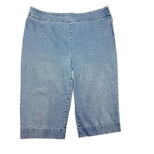 Lauren Ralph Lauren Jeans Women's 16 Blue Jeans Shorts Cropped Capri Bermuda